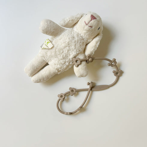 littlebyul 2024 renewal TOYBANDトイバンド brown おしゃぶりホルダー おもちゃホルダー トイホルダー りとるびょる