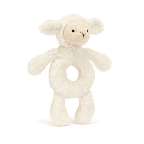 Jellycat Baby リングラトル ひつじ ホワイト Bashful Lamb Ring Rattle リングラトル ジェリーキャット ベビー
