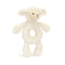 Jellycat Baby リングラトル ひつじ ホワイト Bashful Lamb Ring Rattle リングラトル ジェリーキャット ベビー