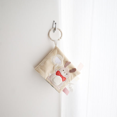 amanoppo ふんわりえほん BOX入 「うさぎたちのお茶会」 布絵本 あまのっぽ