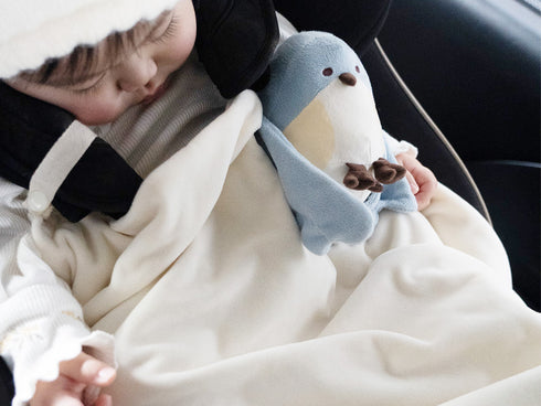 amanoppo ぬいけっと 青い鳥 ぬいぐるみ&ブランケットセット あまのっぽ