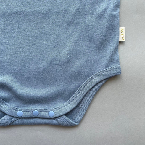 3.LIETO おでかけロンパース 70cm 80cm モスピンク ストームブルー 日本製 スリーリエート