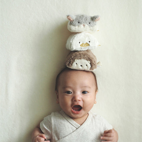 amanoppo もちふわブロック ふわふわ + 森のおともだち お洗濯できるギフト向けの布ブロック あまのっぽ