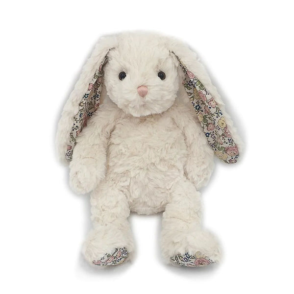 MON AMI フェイス クリームフローラルバニー うさぎ ぬいぐるみ ホワイト モナミ 38152