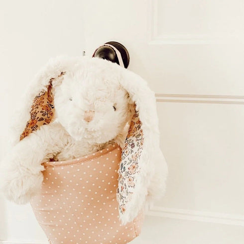 MON AMI フェイス クリームフローラルバニー うさぎ ぬいぐるみ ホワイト モナミ 38152