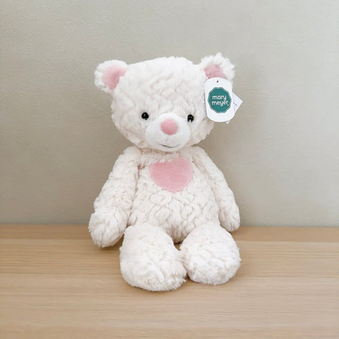 Mary Meyer パティ ハート ベア くま ぬいぐるみ ホワイト メリーマイヤー 38163