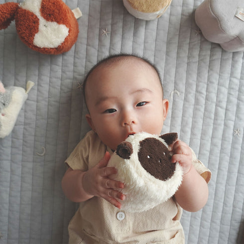 amanoppo もちふわブロック ふわふわ + 森のおともだち お洗濯できるギフト向けの布ブロック あまのっぽ