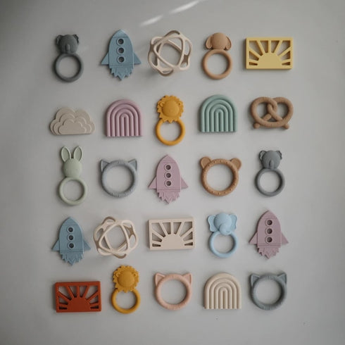 Mushie Pretzel Teether プレッツェル 歯固め ベビートイ ムシエ