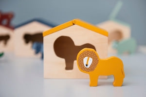 trixie baby トリクシー Wooden house - Mr. Lion らいおんハウス 木のおもちゃ おうち おままごと