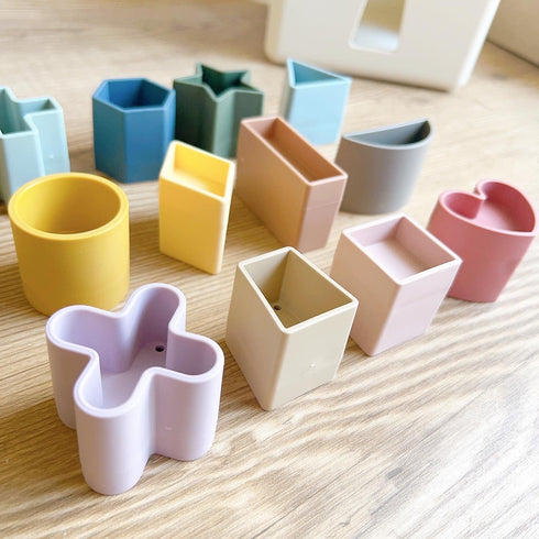 Mushie Shape Sorting Box シェイプソーティングボックス 型はめパズル ムシエ