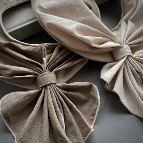 3.LIETO スタイーフ 「クリームベージュ」 スカーフみたいなスタイ 日本製 スリーリエート