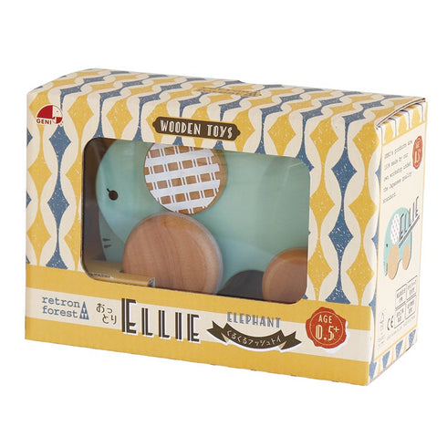 GENI retron forest レトロンフォレスト くるくるプッシュトイ おっとりEllie -エリー- ぞう ジェニ