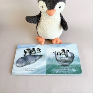 Jellycat ジェリーキャット The Naughty Penguins Book ペンギンの絵本 BK4NP