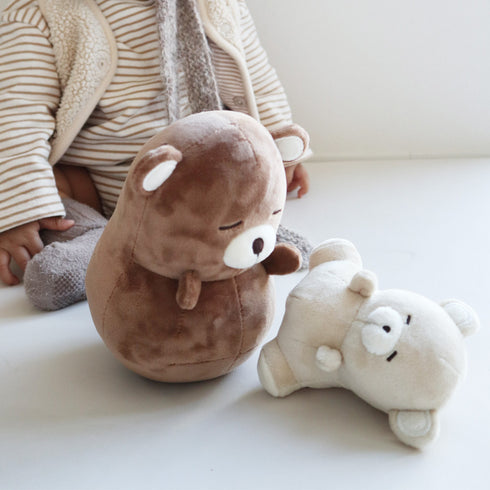 amanoppo こぐまくんとはじめてのおもちゃセット -出産祝いにおすすめ3点ギフトセット あまのっぽ