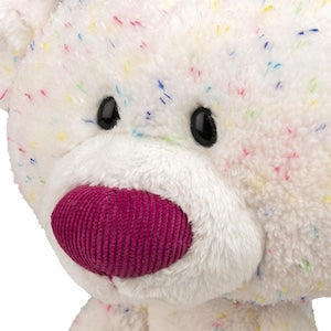 GUND ベビートゥースピック コンフェティベアくまのぬいぐるみ つぶつぶ ホワイト 6061451 ガンド