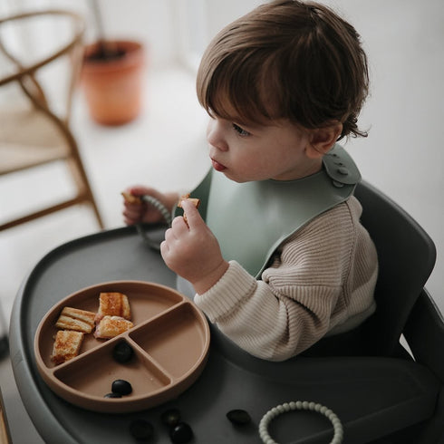 Mushie Silicone Plate シリコンプレート Blush ピンク ベビー食器 ムシエ