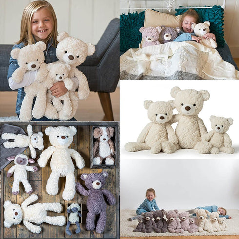 Mary Meyer パティ クリームベア M くま ぬいぐるみ ホワイト メリーマイヤー 53371