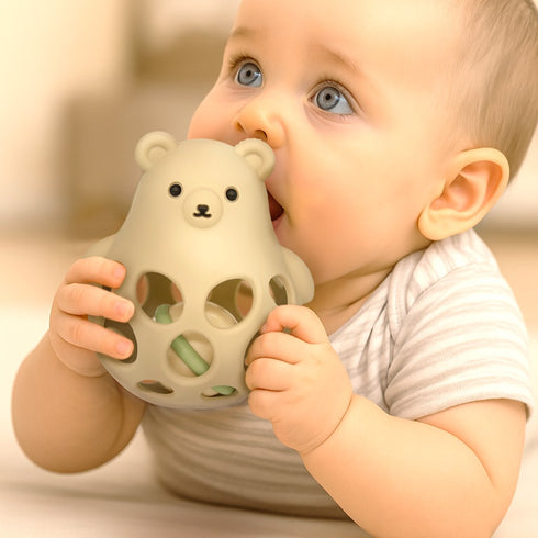 Love my lil ベアラトル Vanilla くま ベビーボール ラブマイリル