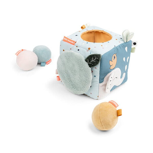 Done by Deer 布製 仕掛けおもちゃ ディスカバリーキューブ ディアフレンズ カラーミックス 2BD-4823137 ダンバイディア