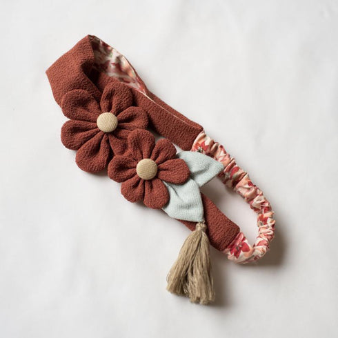 mocmof かんざし風 ヘアバンド お花 つまみ細工 女の子 髪飾り 622-456031K モクモフ