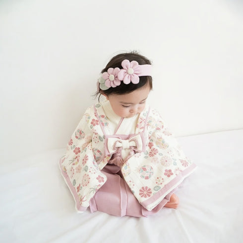 mocmof かんざし風 ヘアバンド お花 つまみ細工 女の子 髪飾り 622-456031K モクモフ