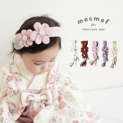 mocmof かんざし風 ヘアバンド お花 つまみ細工 女の子 髪飾り 622-456031K モクモフ