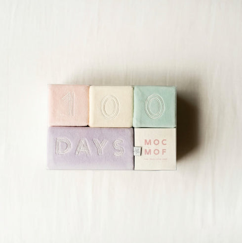 mocmof やわらか マンスリーブロック 布製 おもちゃ 記念撮影 月齢フォト モクモフ