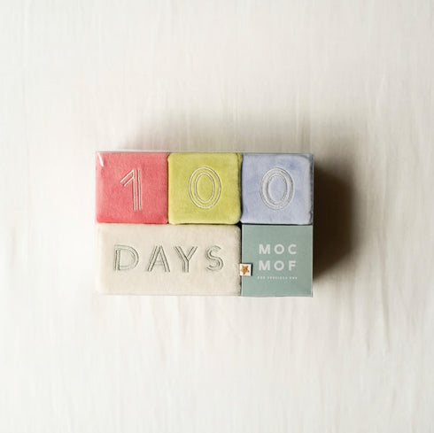 mocmof やわらか マンスリーブロック 布製 おもちゃ 記念撮影 月齢フォト モクモフ