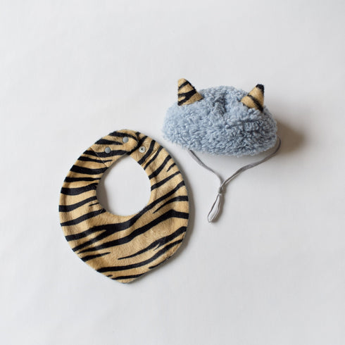 mocmof 節分ヘアバンド+スタイセット ベビー ペットOK 622-650011 箱入り モクモフ