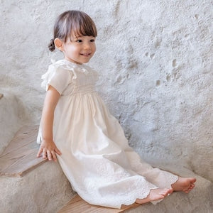 Amorosa mamma セレモニードレス クラシカルレース 3点セット 50-70cm 日本製 オーガニックコットン100% CAK027 アモローサマンマ