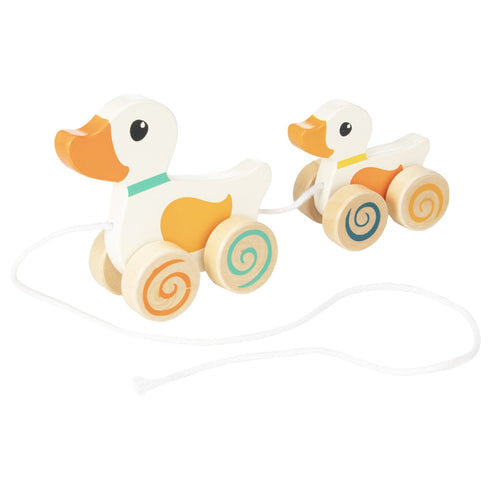 Egmont Toys 木製 あひるの親子 プルトイ PULL ALONG MAMMY AND BABY DUCK 引っ張るおもちゃ エグモントトイズ