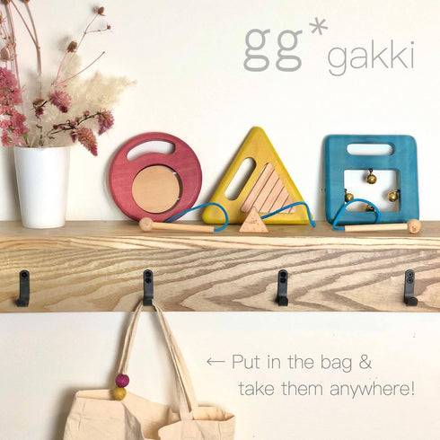 gg* ジジ ◯△□ gakki ガッキ 楽器 木製おもちゃ kiko+&gg* キコアンドジジ