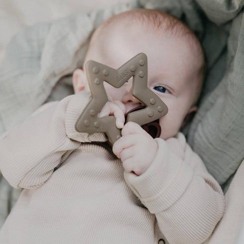 BIBS BABY-BITIE ベビーバイト 歯固め Star 星 くすみカラー ビブス