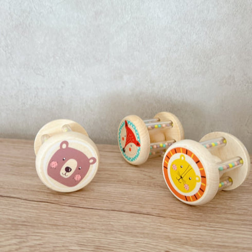 Adnil LAND カラコロ鳴らして遊ぶ! RATTLE ANIMAL ラトル 木のおもちゃ アドニルランド