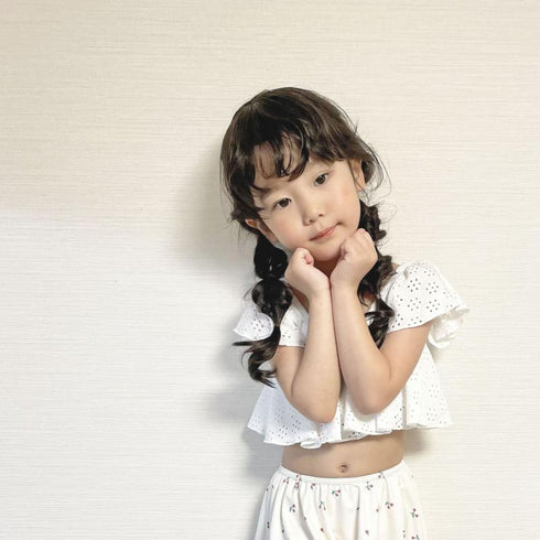 coto cotte ひらひら セパレート 水着 キッズ ベビー 80cm 90cm 100cm 110cm 722-460050 フリル 子供用 コトコト