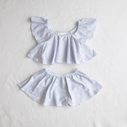 coto cotte ひらひら セパレート 水着 キッズ ベビー 80cm 90cm 100cm 110cm 722-460050 フリル 子供用 コトコト