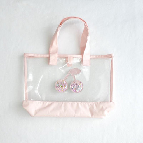 coto cotte キラキラ アップリケ プールバッグ クリアバッグ 海水浴 ビニールバッグ 722-460060 コトコト 女の子