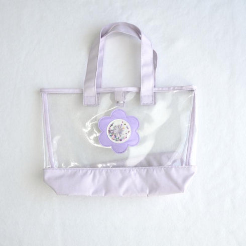 coto cotte キラキラ アップリケ プールバッグ クリアバッグ 海水浴 ビニールバッグ 722-460060 コトコト 女の子