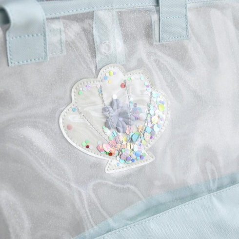 coto cotte キラキラ アップリケ プールバッグ クリアバッグ 海水浴 ビニールバッグ 722-460060 コトコト 女の子