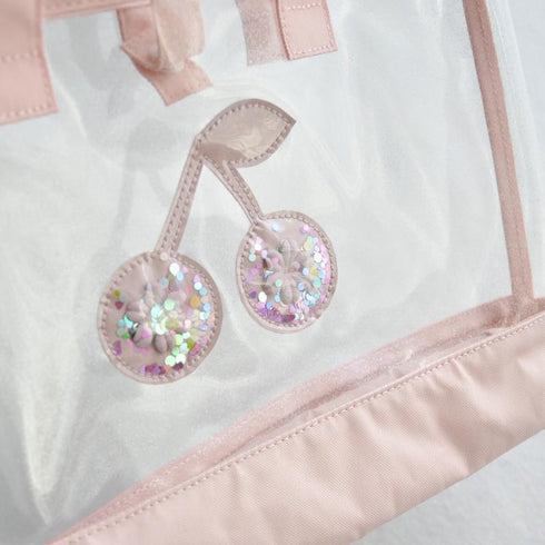 coto cotte キラキラ アップリケ プールバッグ クリアバッグ 海水浴 ビニールバッグ 722-460060 コトコト 女の子