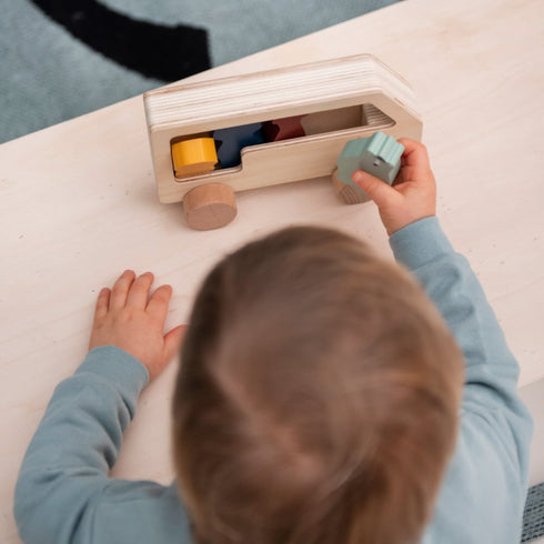 trixie baby Wooden animal bus 木のおもちゃ アニマルバス 乗り物 はたらく車 トリクシー