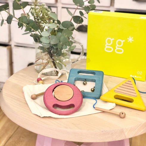 gg* ジジ ◯△□ gakki ガッキ 楽器 木製おもちゃ kiko+&gg* キコアンドジジ