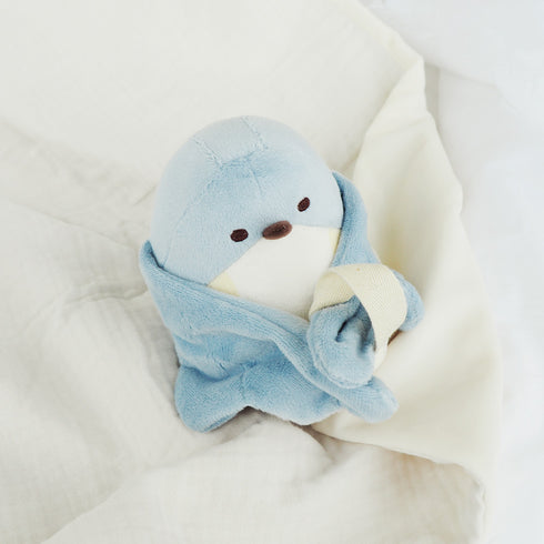 amanoppo ぬいけっと 青い鳥 ぬいぐるみ&ブランケットセット あまのっぽ