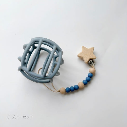 ベビーボールとホシノカタチ ホルダー セット Baby ball Toy Holder