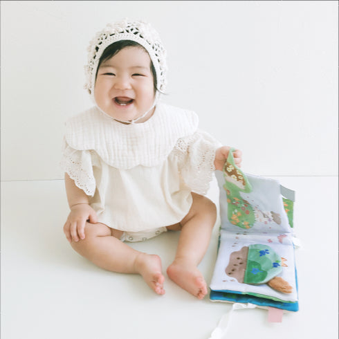 amanoppo ふんわりえほん BOX入 りすくんのさくらんぼ探し 布絵本 あまのっぽ