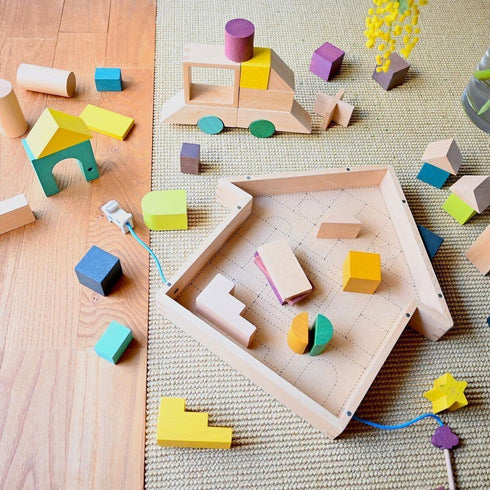 gg* ジジ tsumiki ツミキ おうちのカタチ つみき 木のおもちゃ ハウス 木製 ケース kiko+&gg* キコアンドジジ