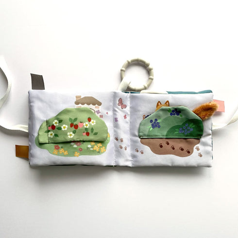 amanoppo ふんわりえほん BOX入 りすくんのさくらんぼ探し 布絵本 あまのっぽ