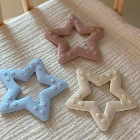 BIBS BABY-BITIE ベビーバイト 歯固め Star 星 くすみカラー ビブス
