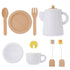 Sweet little chef 木製 おままごと ホワイトxウッド ティーセット