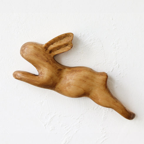 NEIN MARKE パインラビットオブジェ 2個セット 木製 うさぎ ナインマーケ 1001870 ナインマーケ